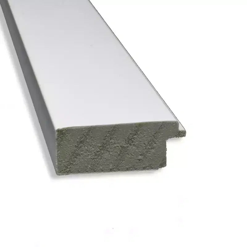 Specchio da parete 31" x 25" non bisellato con cornice stretta bianca