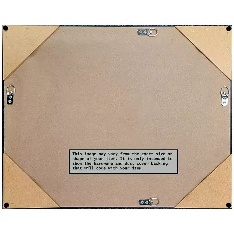 Specchio da parete rettangolare per bagno 104 x 76 cm con cornice stretta marrone