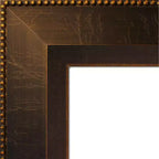 Specchio da parete per bagno incorniciato in legno 40" x 28"