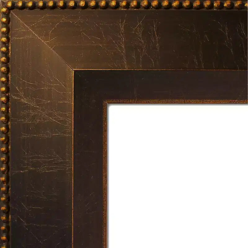 Specchio da parete per bagno incorniciato in legno 40" x 28"