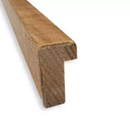 Specchio da parete rettangolare con cornice in legno 37" x 25" con accessori per il montaggio