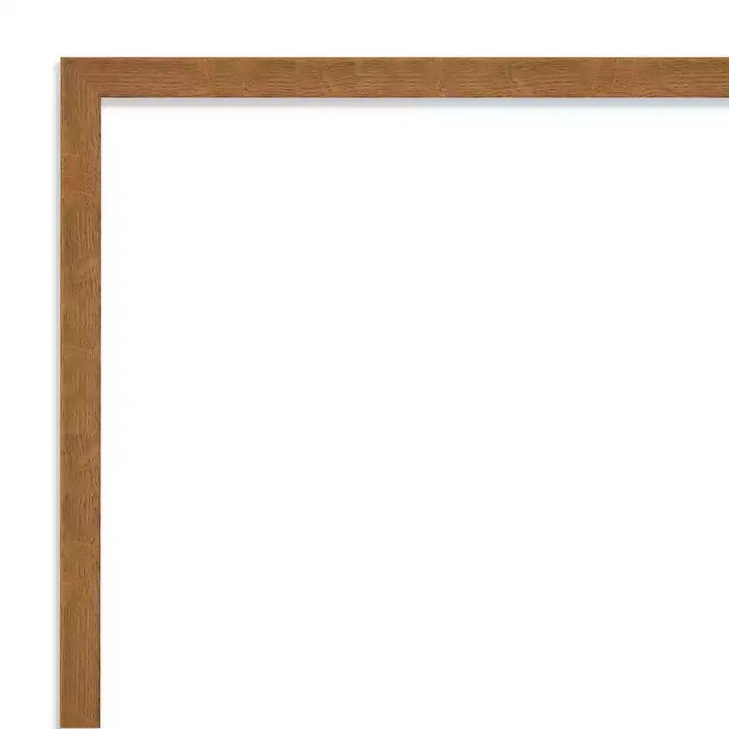 Specchio da parete rettangolare con cornice in legno 37" x 25" con accessori per il montaggio