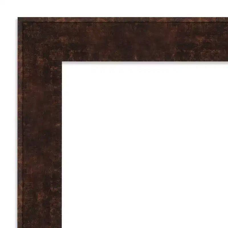 Specchio da parete per bagno con cornice 22" x 28" – Rettangolare, color bronzo, da parete