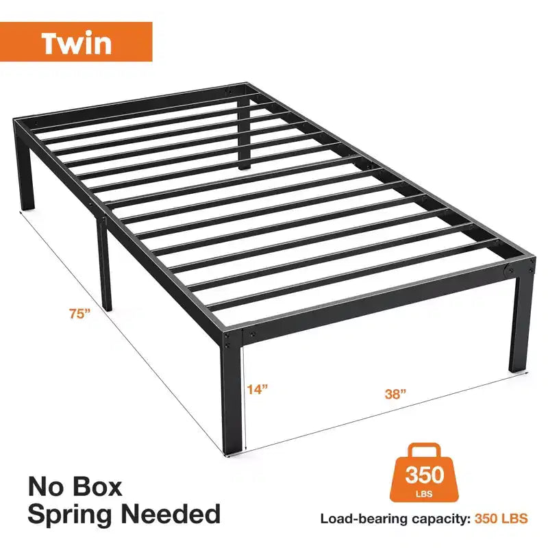 Struttura letto in metallo - Singolo