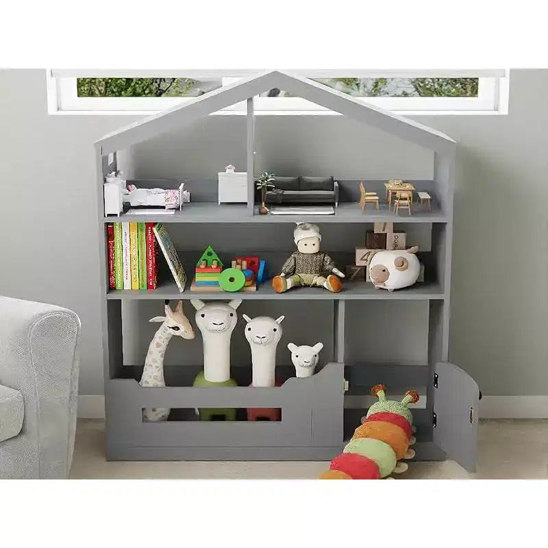 Libreria per bambini a 3 ripiani con luce a sensore di movimento