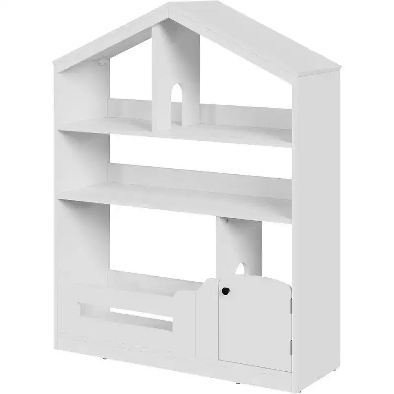 Libreria per bambini a 3 ripiani con luce a sensore di movimento