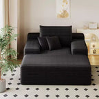 Chaise longue oversize – Peluche effetto pelliccia, 173 x 130 cm