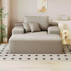 Chaise longue oversize – Peluche effetto pelliccia, 173 x 130 cm