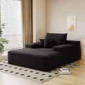 Chaise longue oversize – Peluche effetto pelliccia, 173 x 130 cm