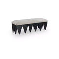 Meridian Furniture,Altair Velour Fur Fabric Bench