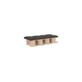 Meridian Furniture,Pavilion Boucle Fabric Bench