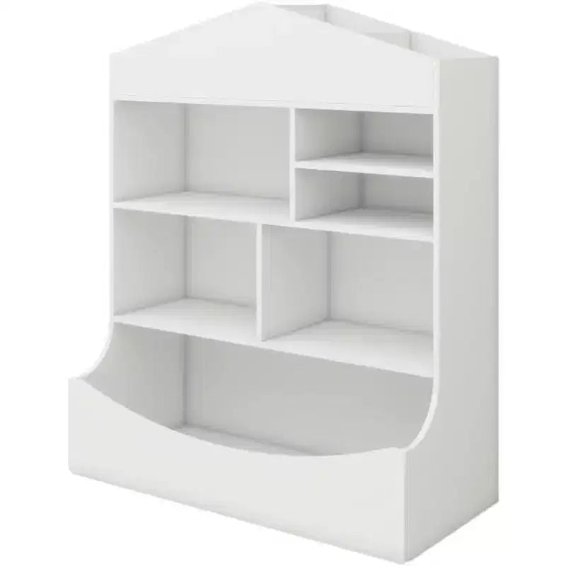Libreria e contenitore per giocattoli per bambini – 9 scomparti, bianco