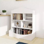 Libreria e contenitore per giocattoli per bambini – 9 scomparti, bianco