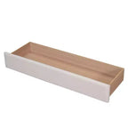 Letto a piattaforma Queen Size imbottito in pile Teddy con cassetto portaoggetti – Beige