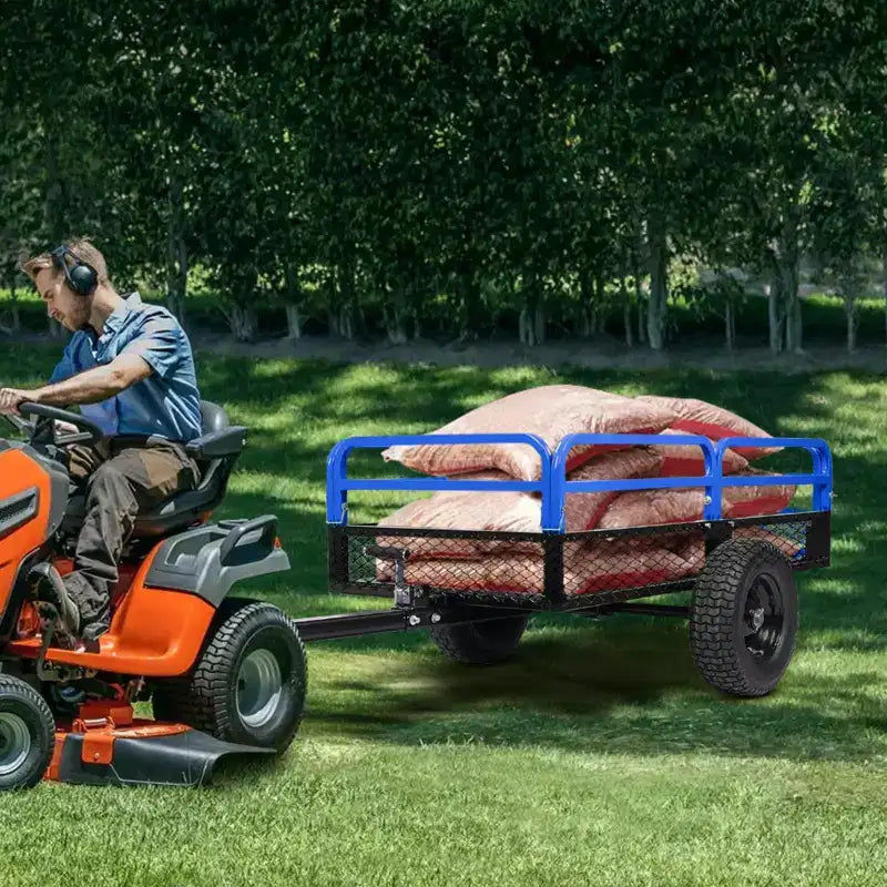 Carrello ribaltabile in acciaio per impieghi gravosi – Capacità 680 kg, 0,42 metri cubi