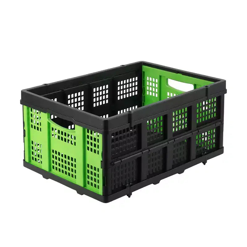 Large Collapsible Storage Baskets  22x15.7x10.2 Inches Foldable Plastic Crates, Extra-Thick Stackable Bins for Home, Kitchen, Pantry