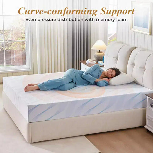 Materasso in memory foam da 10 pollici – rigidità media