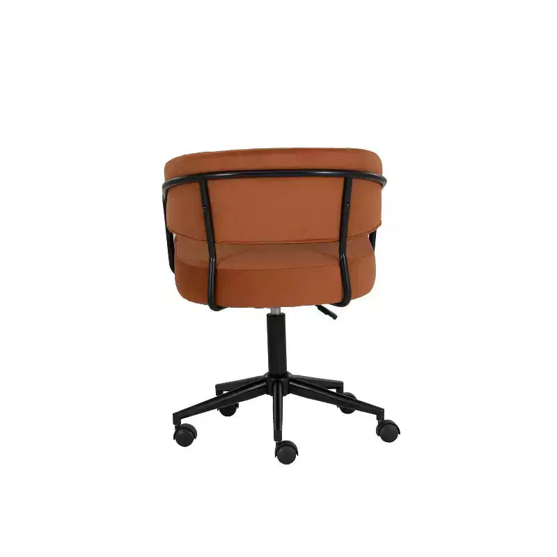Sedia da ufficio regolabile Caramel Velvet