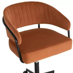Sedia da ufficio regolabile Caramel Velvet