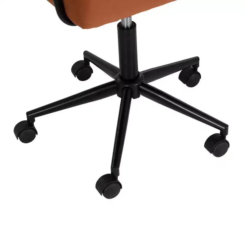 Sedia da ufficio regolabile Caramel Velvet