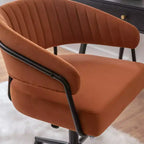 Sedia da ufficio regolabile Caramel Velvet