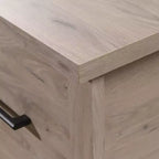 Scrivania a L con portadocumenti e gestione cavi – Quercia Laurel
