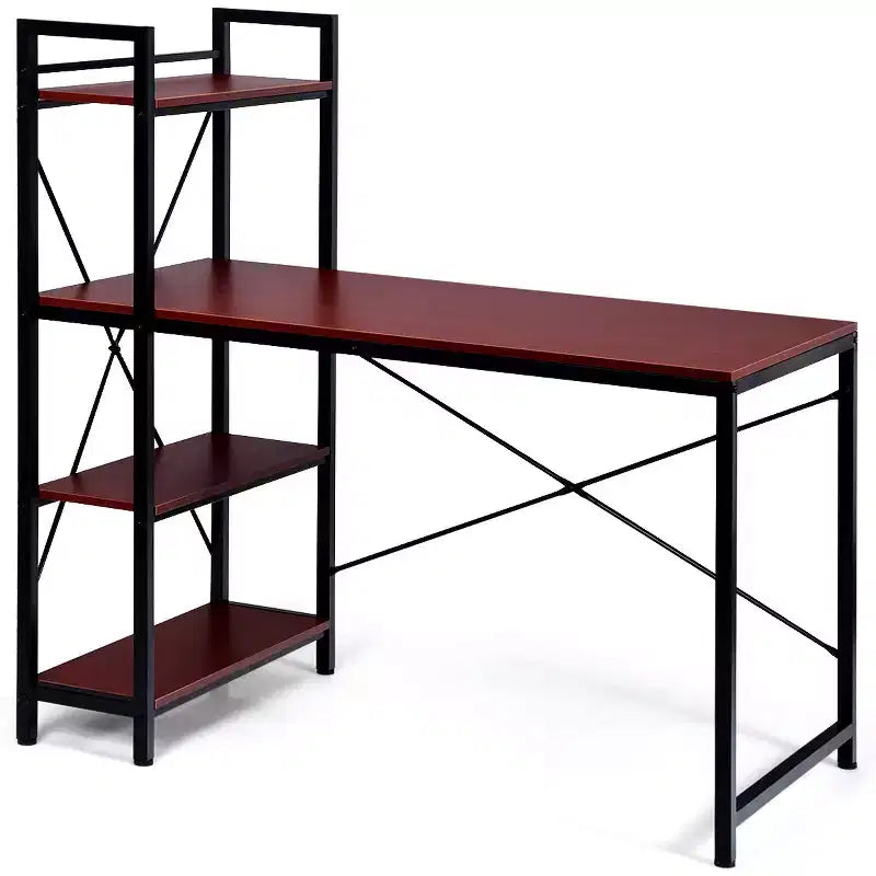 Scrivania per computer da 47,5" con libreria a 4 ripiani