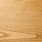 Consolle semiluna con cassetto – Finitura legno naturale